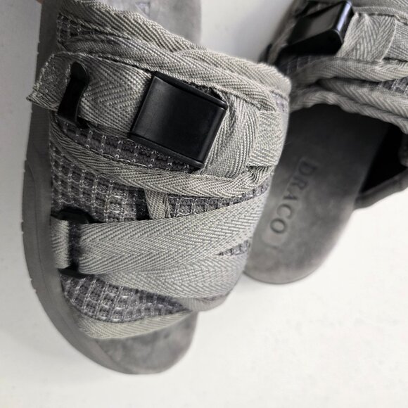 DRACO Slides Mens Shoes Size 10.5,11,11.5 Gray Storm Reflective Sandals NEW +Bag - Picture 7 of 13